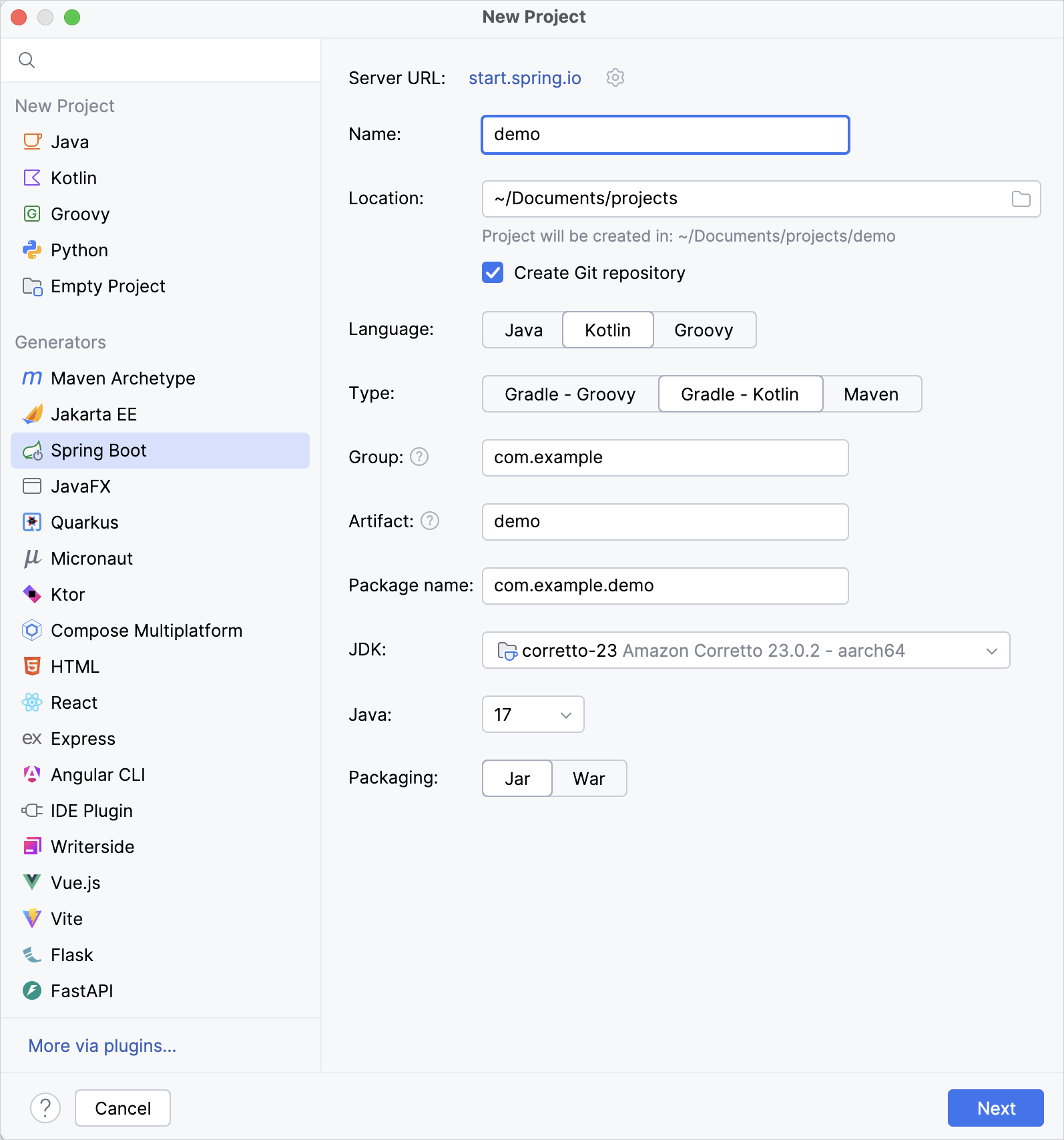 Kotlin and outlet spring boot