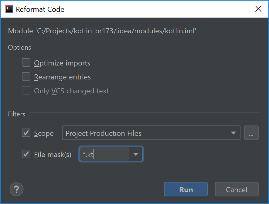 kotlin code