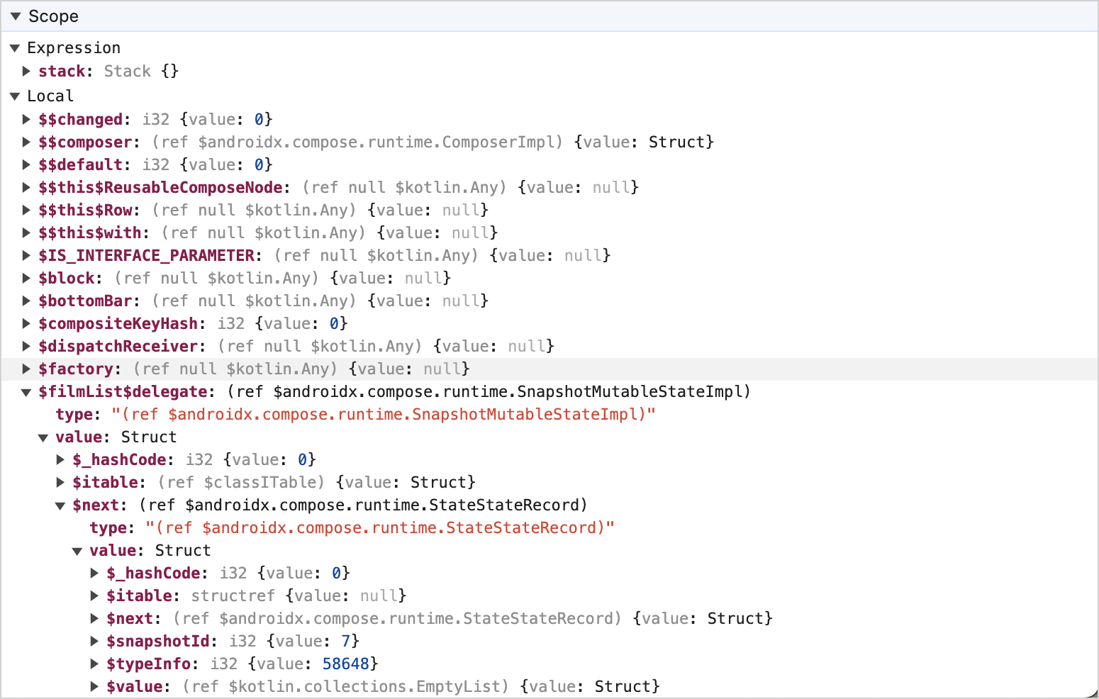 Kotlin/Wasm old debugger