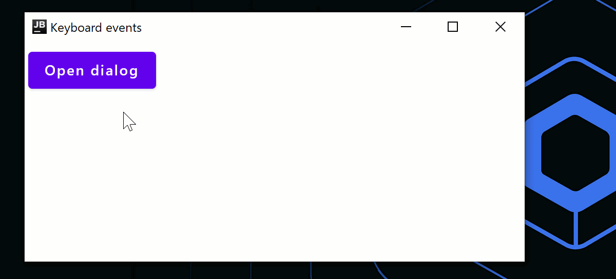 Computer Window Opening Animation Keyboard events | Kotlin Multiplatform Documentation