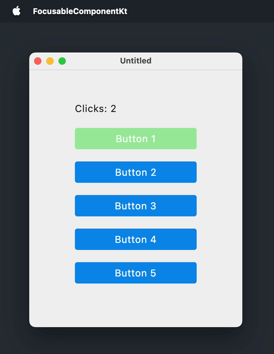 A custom focusable component