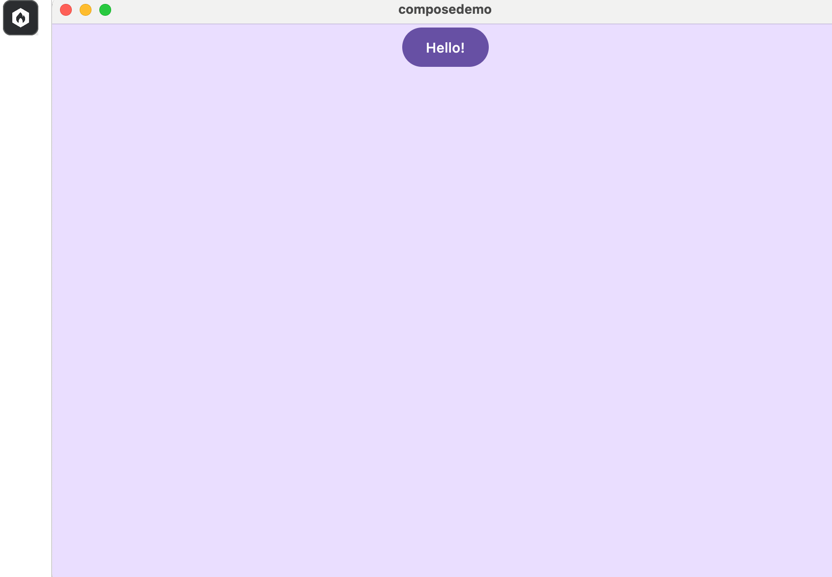 First Compose Hot Reload on desktop app
