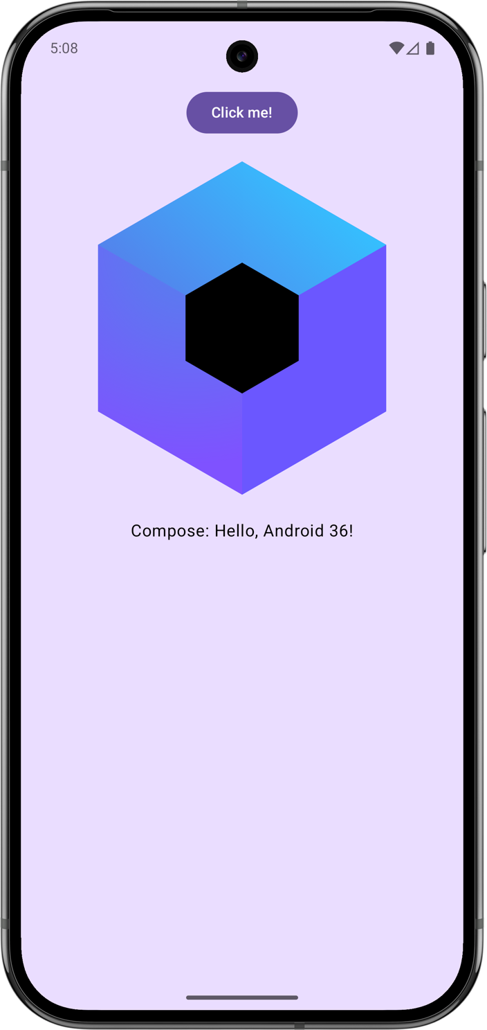 First Compose Multiplatform app on Android