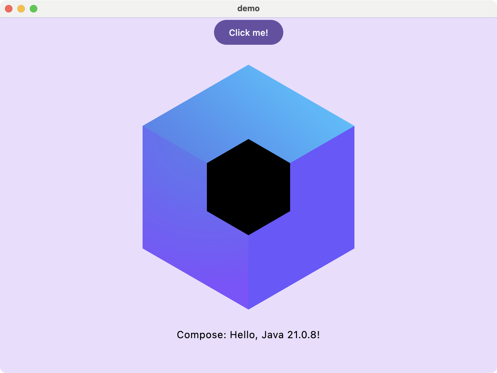 First Compose Multiplatform app on desktop