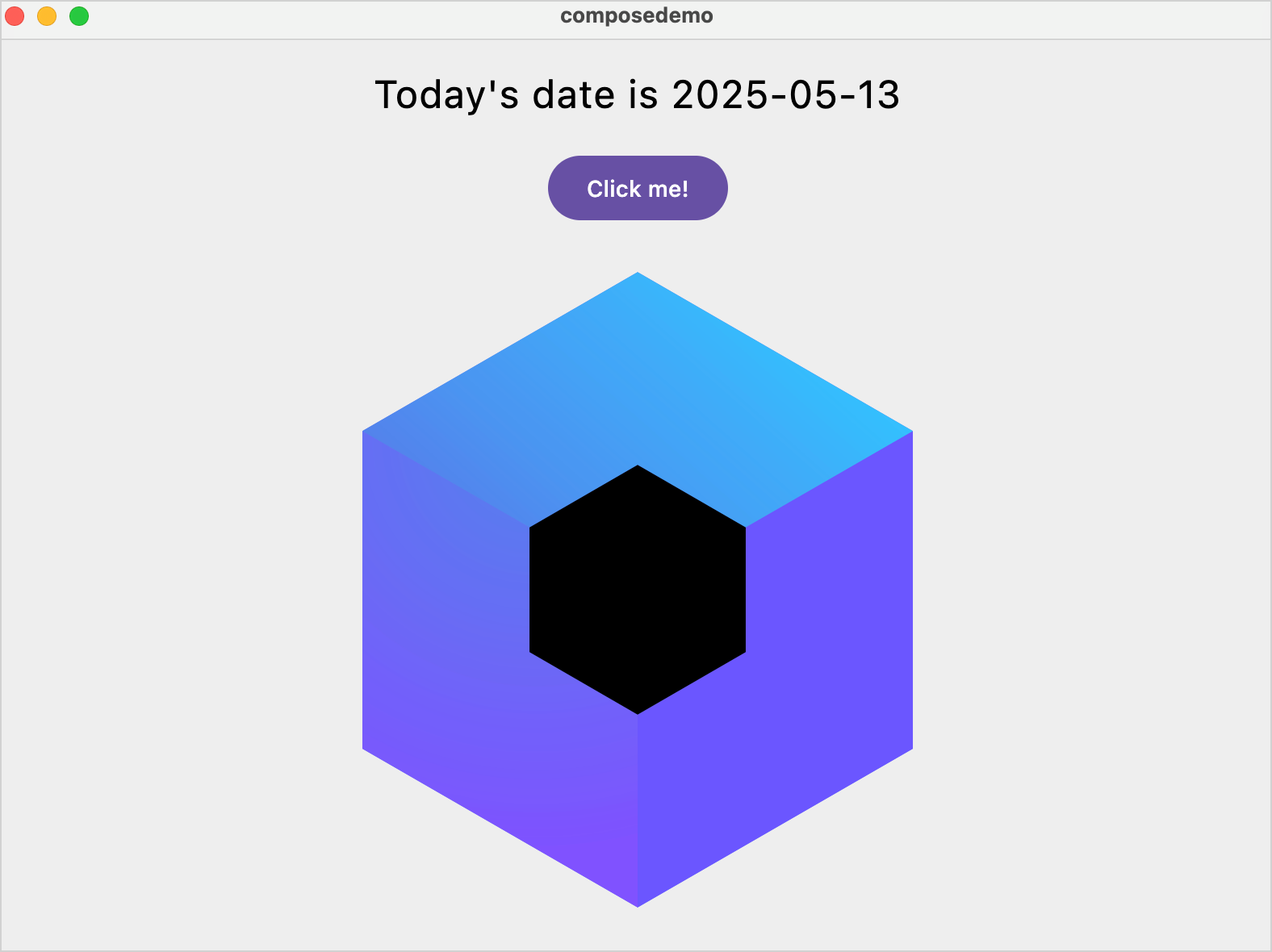 First Compose Multiplatform app on desktop