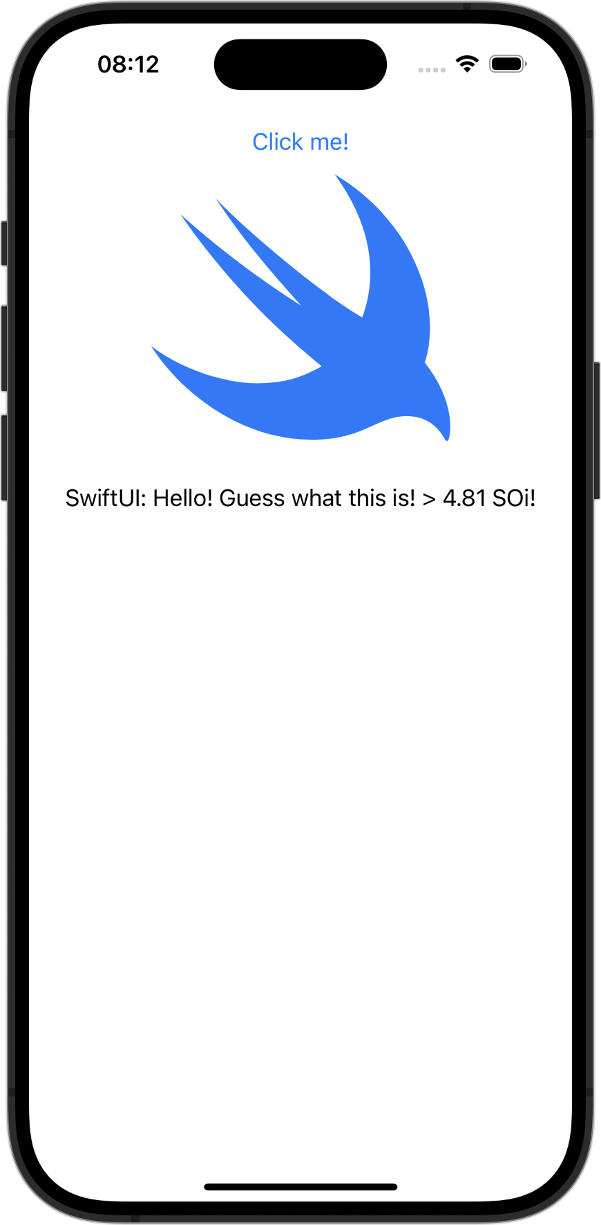 First mobile multiplatform app on iOS