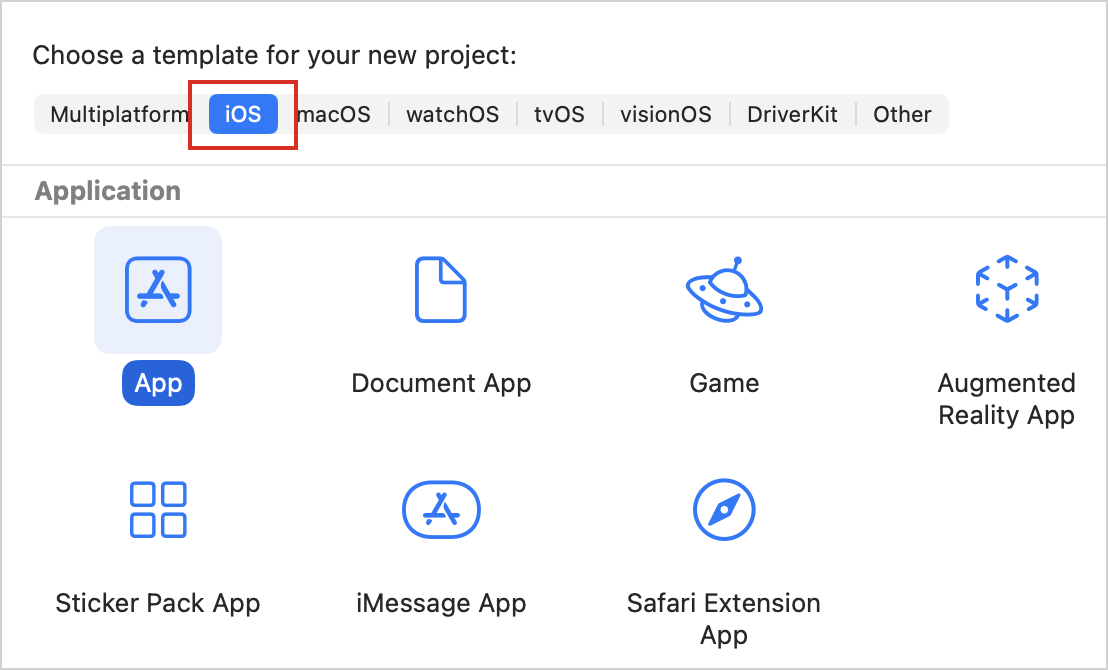 iOS project template