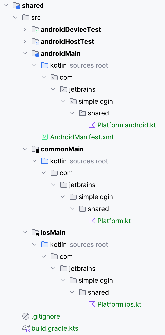 Final file structure inside the shared directory